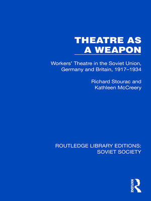 cover image of Theatre as a Weapon
